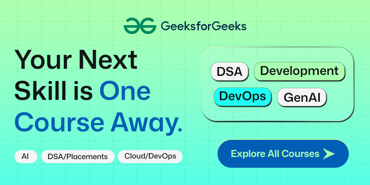 GeeksforGeeks Courses