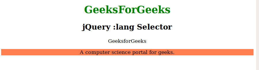 jquery-lang-selector-geeksforgeeks