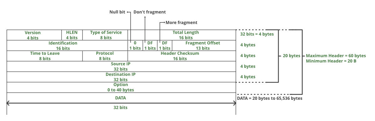 Introdu O E Cabe Alho De Datagrama IPv4 Acervo Lima   Ip V4 Datagram Header 