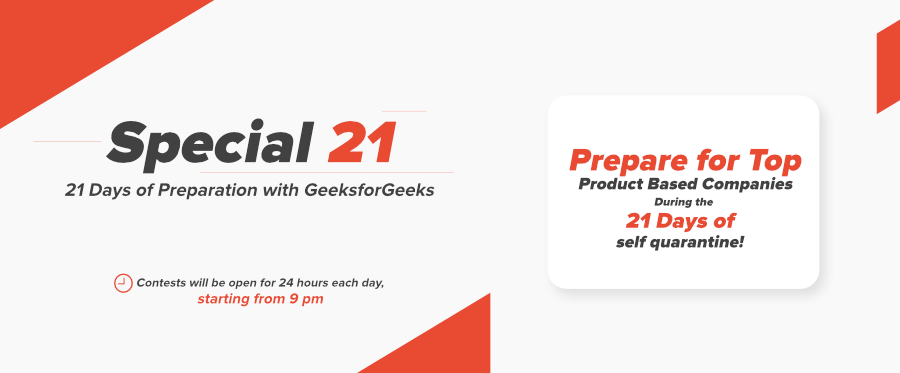 GeeksforGeeks-Special-21-Prepare-for-Top-Tech-Companies