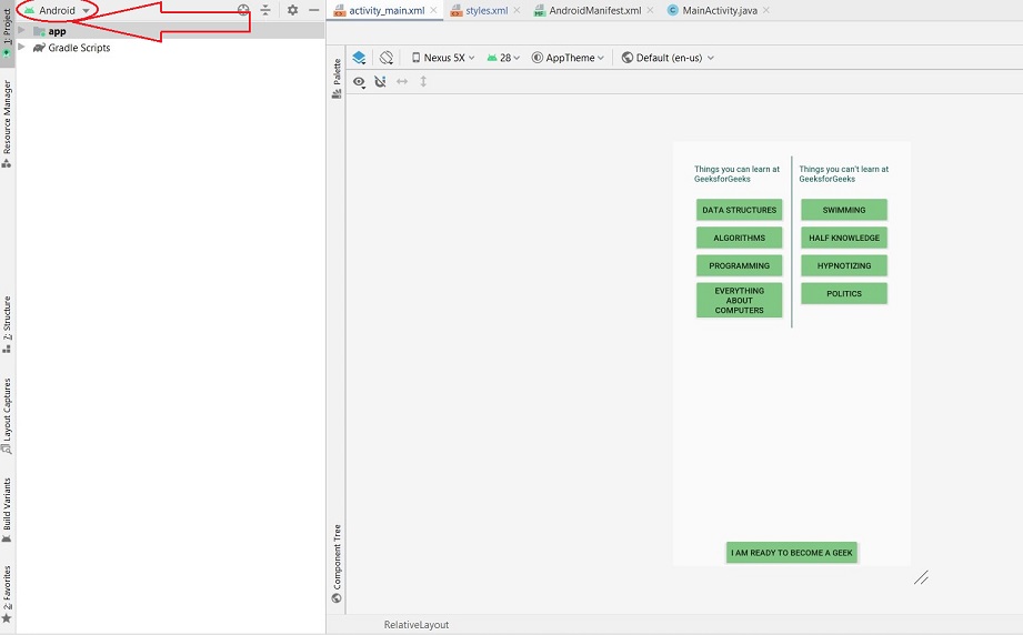 google icons for android studio