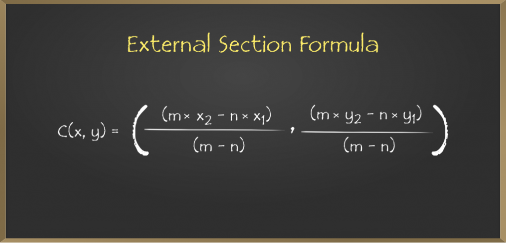 Section Formula Internal And External Division Coordinate Geometry Geeksforgeeks