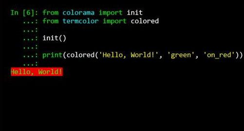 Colored Logs for Python. Printing colored messages to the…