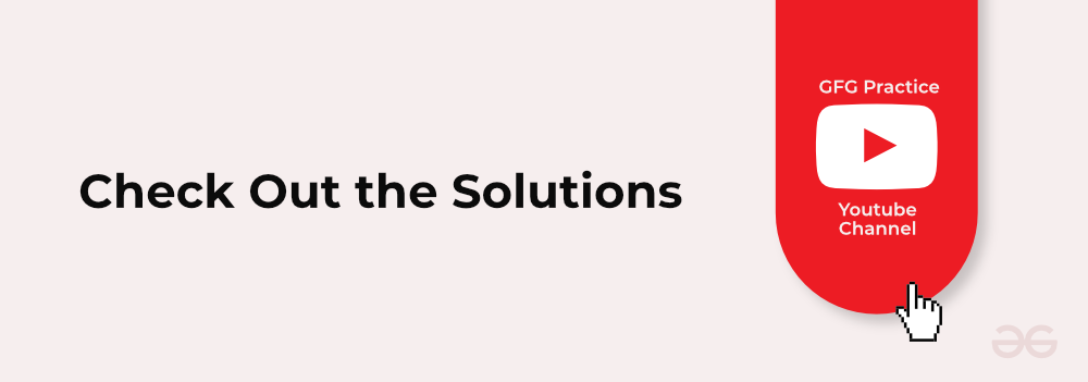 GFG Interview Series Solutions