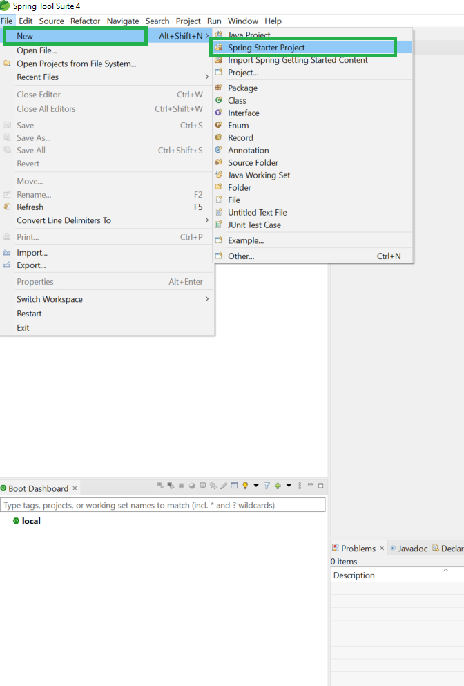 How to Create and Setup Spring Boot Project in Spring Tool Suite