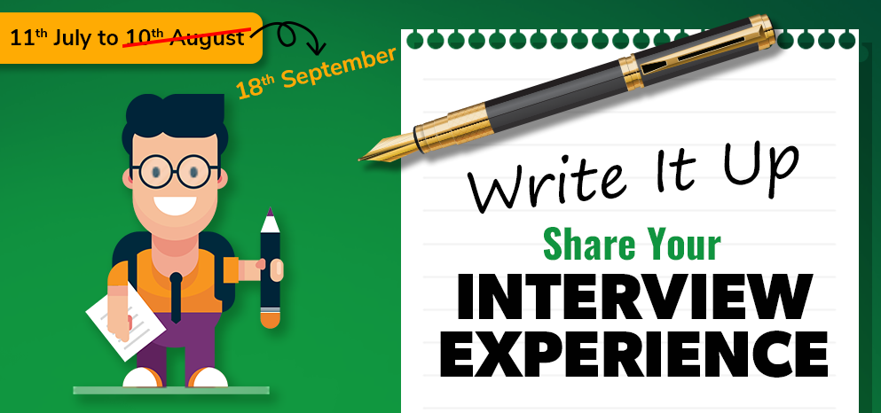 Write It Up: Share Your Interview Experiences