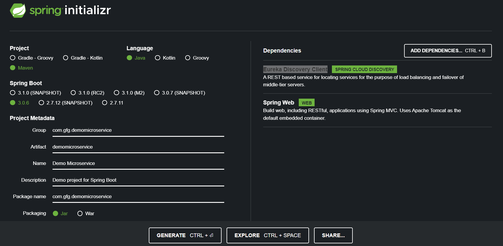 Spring cloud clearance eureka server example