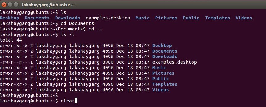 Clear Command in Linux with Examples - GeeksforGeeks