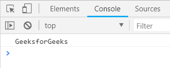 Javascript Console.Log() Method - Geeksforgeeks