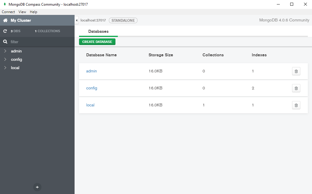 how to start mongodb server for node js