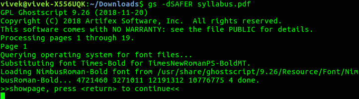 command line to convert ps to pdf