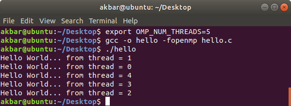 pragma omp parallel on mac segmentation fault