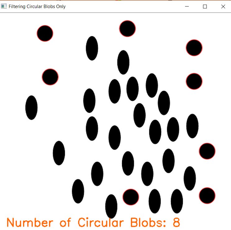 Large binary. SIMPLEBLOBDETECTOR. OPENCV SIMPLEBLOBDETECTOR. Blob Detector. OPENCV Python circle.