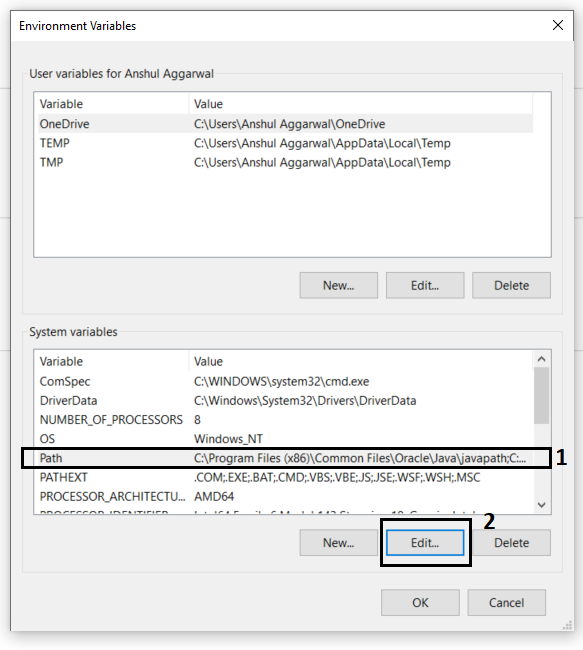 Environment Variables