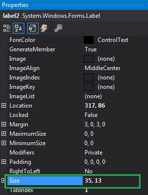 How to set the Size of the Label in C GeeksforGeeks