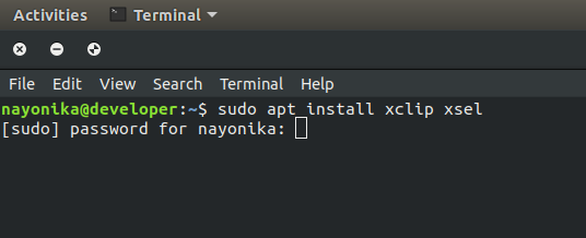 get mac terminal password for when clone