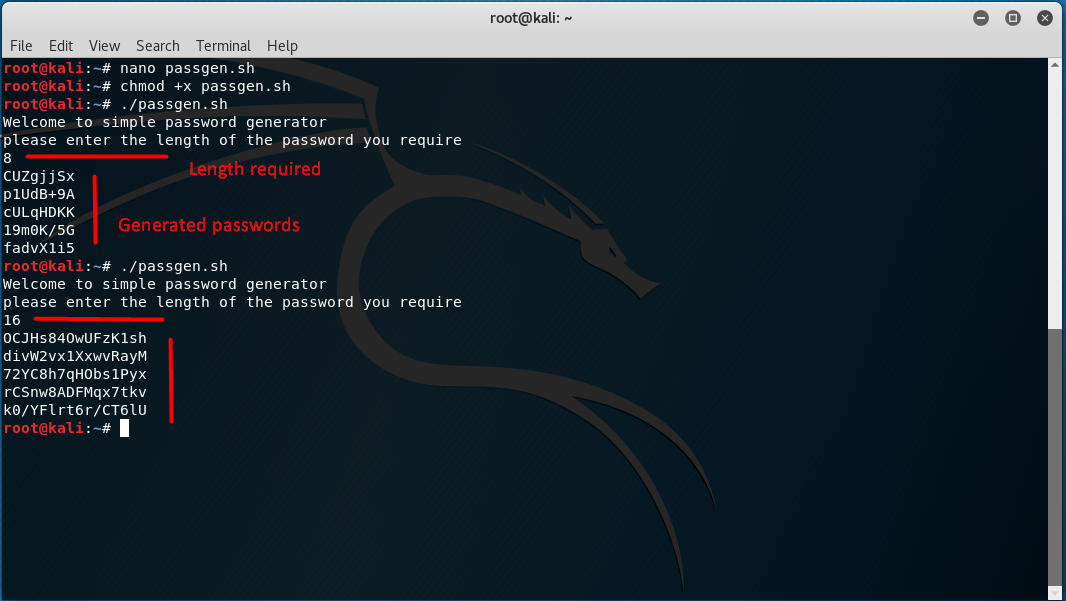 Create A Password Generator Using Shell Scripting Geeksforgeeks