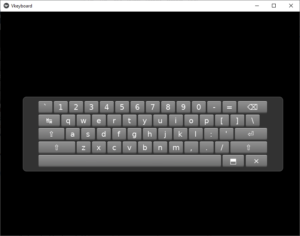 pyqt virtual keyboard