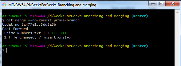 Git-Checkout And Merge - Geeksforgeeks