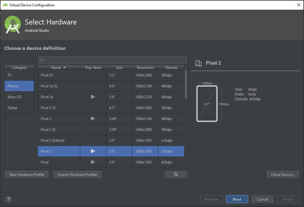 AVD Download Video instal