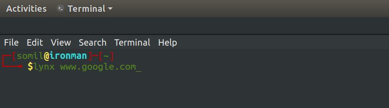 Using Lynx to Browse the Web From the Linux Terminal - GeeksforGeeks