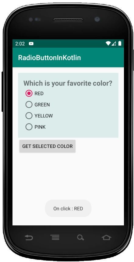 RadioButton in Kotlin - GeeksforGeeks
