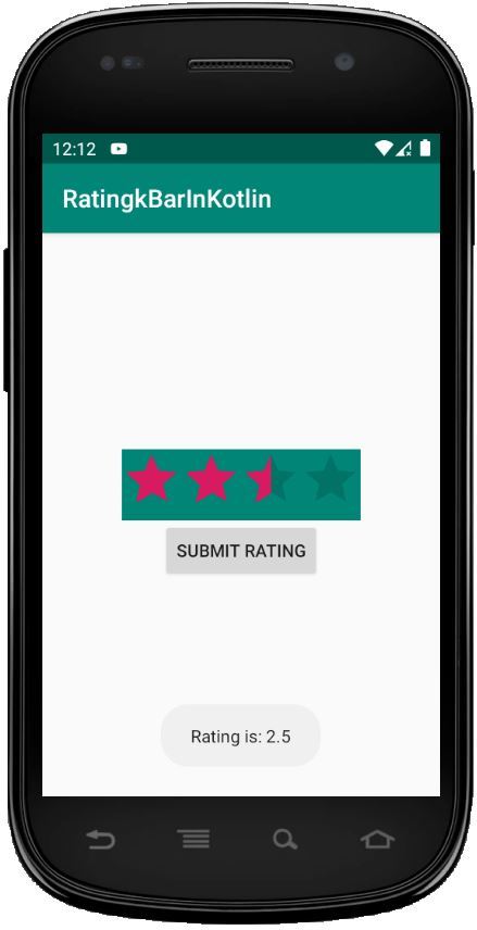 RatingBar in Kotlin - GeeksforGeeks