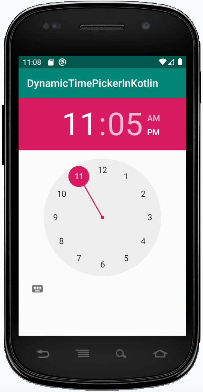 Dynamic TimePicker in Kotlin - GeeksforGeeks
