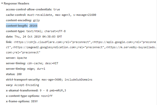 Http Headers Content Length Geeksforgeeks