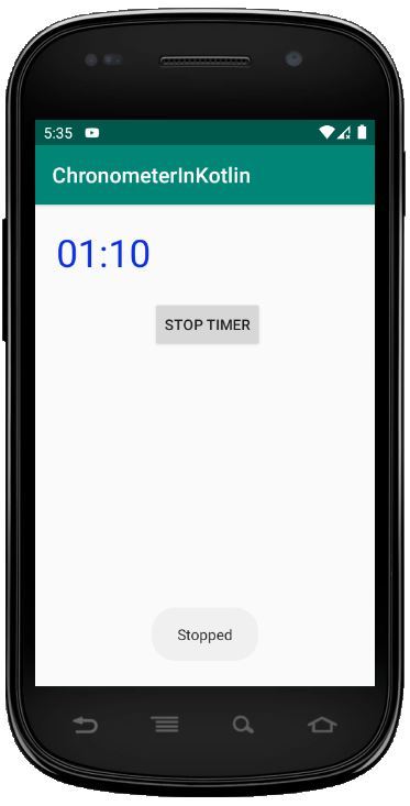 Chronometer in Kotlin - GeeksforGeeks