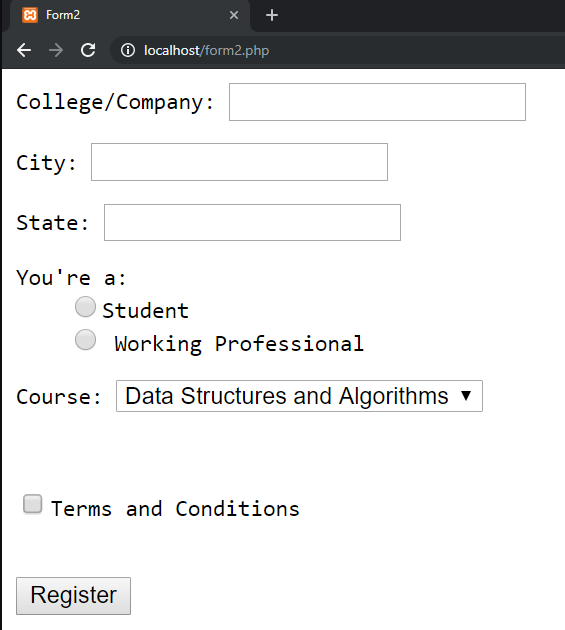 How To Pass Form Variables From One Page To Other Page In Php ? -  Geeksforgeeks