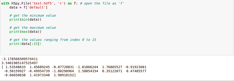 python-HDF5