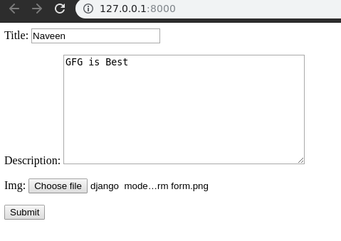 django-modelform-enter-data