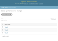 Django ModelFormSets - GeeksforGeeks