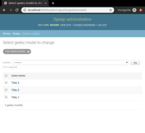 Django ModelFormSets - GeeksforGeeks