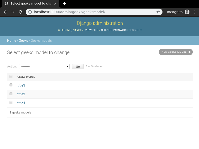 Update View - Function Based Views Django - Geeksforgeeks