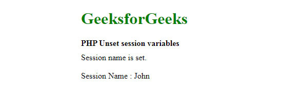 php check if session variable is set