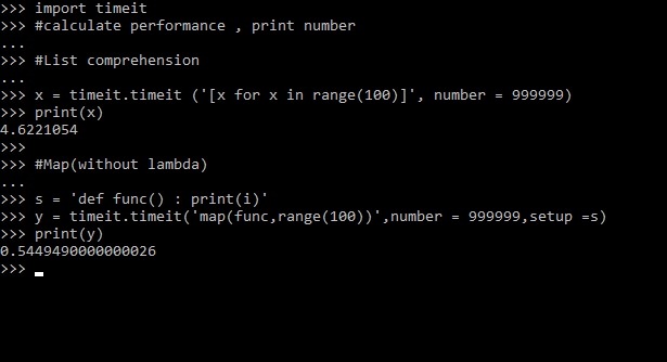 Python - Map Vs List Comprehension - Geeksforgeeks