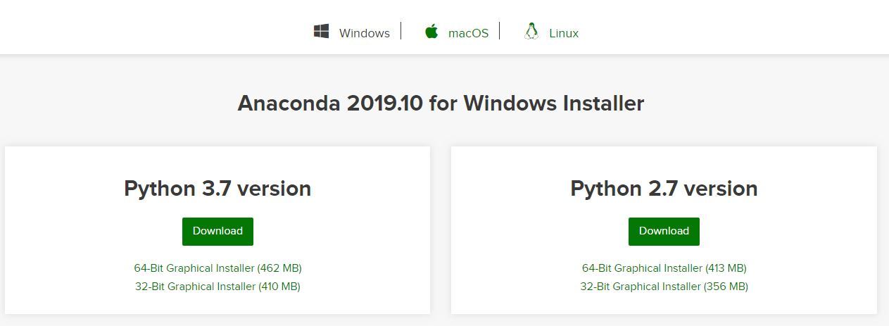 mac visual studio conda packages for windows