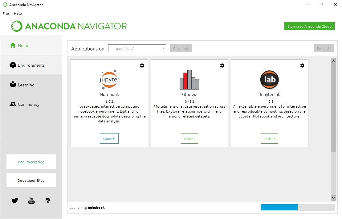 conda install jupyter notebook