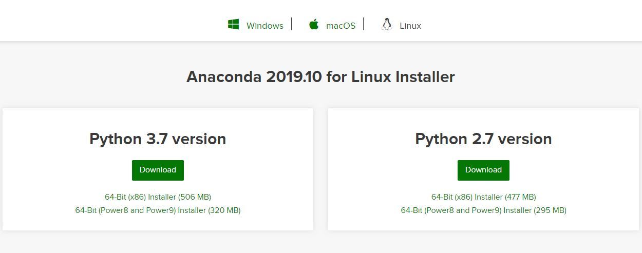 install anaconda linux