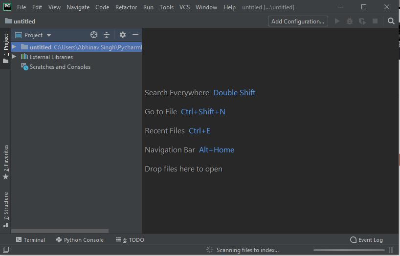 getting started with pycharm educational