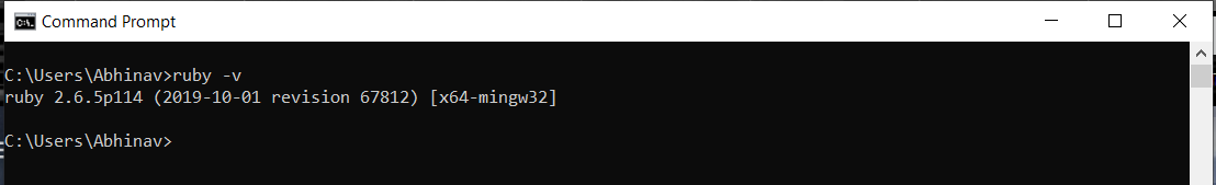 Ruby-Windows-Version-Check