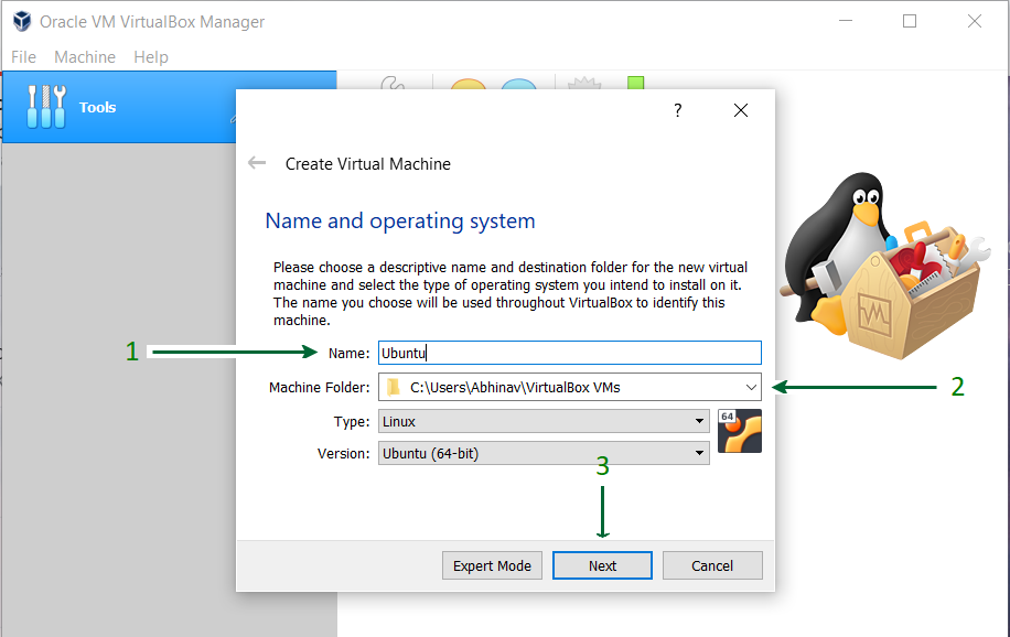 how to install virtualbox