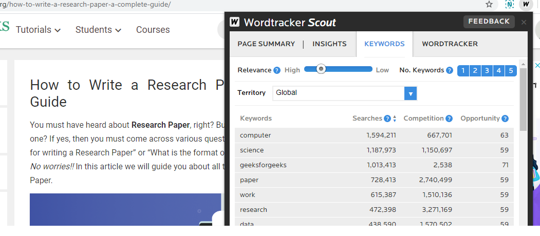 Wordtracker Scout- Keyword Research Tools 