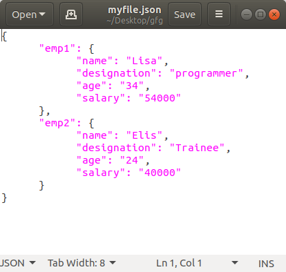 json into csv