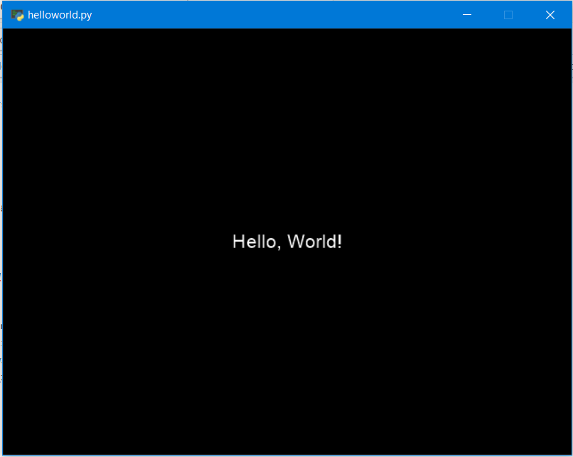 Hello-world-pyglet