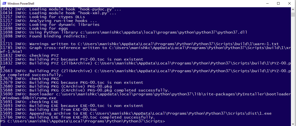 convert python file to exe online