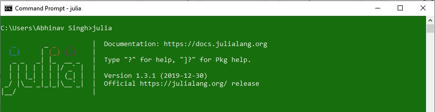 Julia-PostInstallation-Check