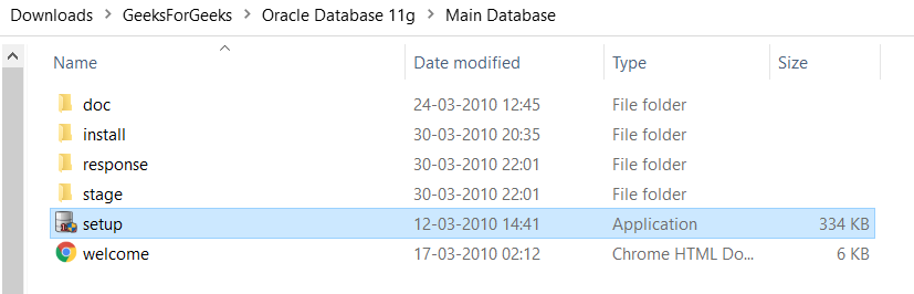 How To Install Oracle Database 11g On Windows Geeksforgeeks